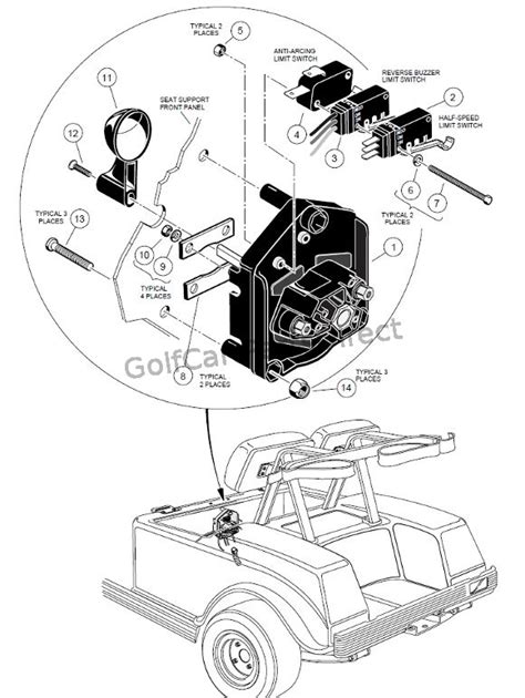 Key Components in Club Car Wiring